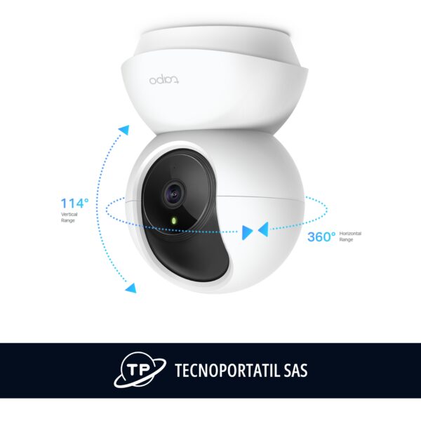 Cámara de Seguridad Wi-Fi Tapo C200 | Monitoreo 360° y Visión Nocturna - Imagen 2