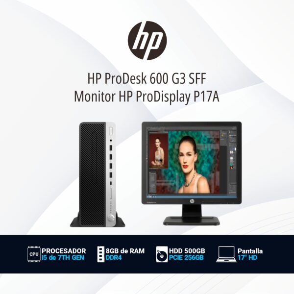 Torre Corporativa HP ProDesk 600 G3 FF